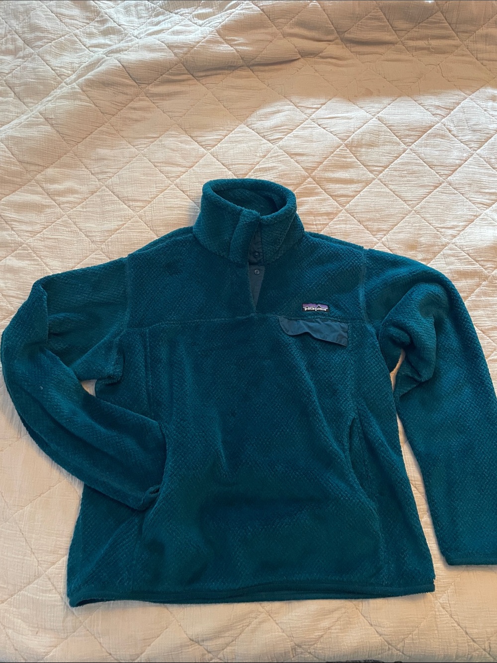 Patagonia Teal Women's Fleece Pullover M